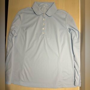 Nike Golf Long Sleeve Polo Shirt Dri Fit Womens XL